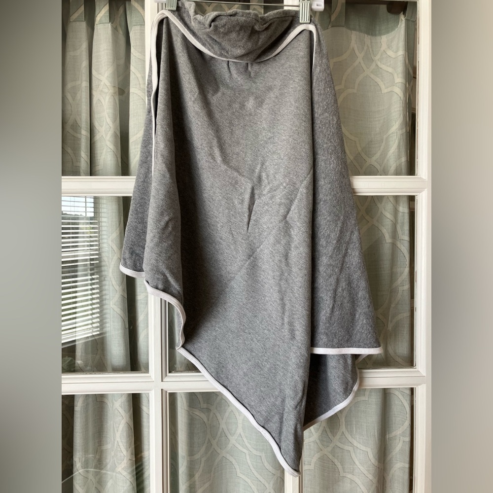 Burt’s Bees 100% Organic Cotton Gray Hooded Baby Towel